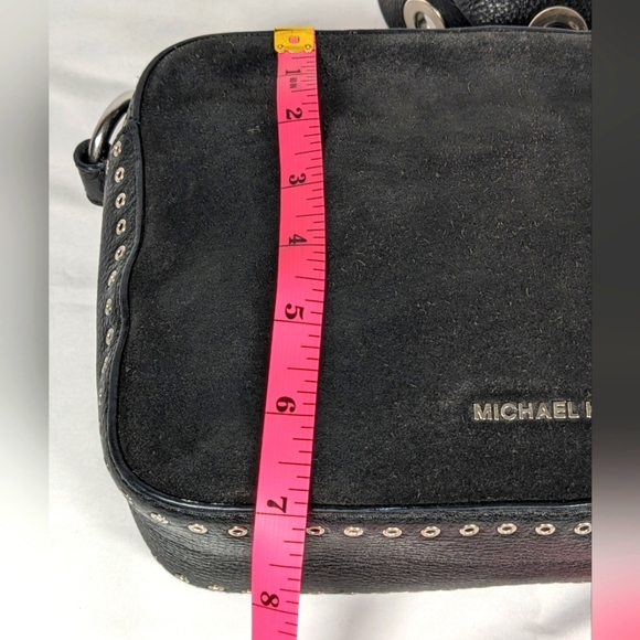 Michael Kors Brooklyn Camera Bag Suede Leather, Tassel & Rings Crossbody - Picture 13 of 15
